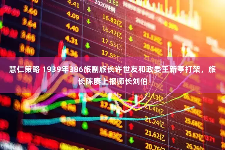 慧仁策略 1939年386旅副旅长许世友和政委王新亭打架，旅长陈赓上报师长刘伯